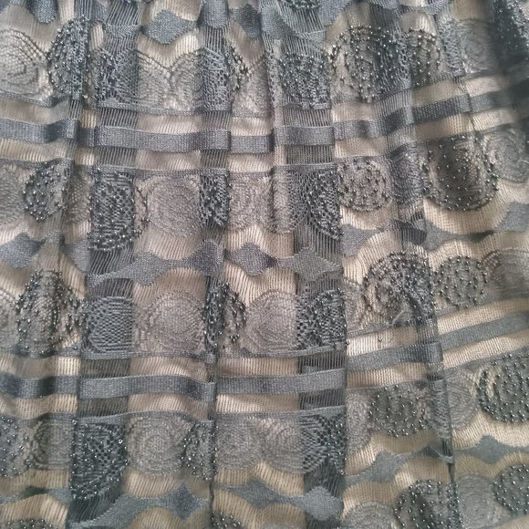 BCBG MaxAzria | Lace and Beaded Babydoll Dress - Picture 7 of 13